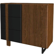 Komoda 1D3SZ Lewa ISLA Podstawowe