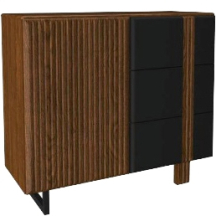 Komoda 1D3SZ Prawa ISLA Podstawowe