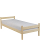 Łóżko drewniane sosnowe 100 x 200 LK157 Podstawowe