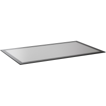 Półka szklana czarna do szafy 2-drzwiowej S2D 1szt. COMBO BIAŁE Podstawowe