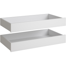 Szuflady wewnętrzne do szafy 2-drzwiowej S2D-1028 2szt. COMBO BIAŁE Podstawowe