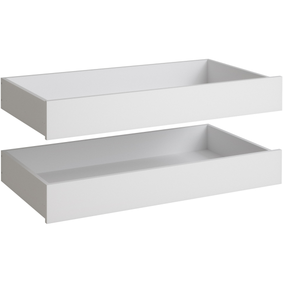 Szuflady wewnętrzne do szafy 2-drzwiowej S2D-1028 2szt. COMBO BIAŁE Podstawowe