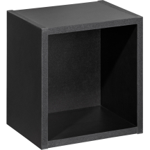 Szafka łazienkowa wisząca otwarta górna Qubik A 83-27-Q NOVA BLACK Podstawowe