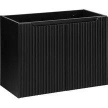 Szafka łazienkowa wisząca pod umywalkę 80 cm D2 82-80-2D NOVA BLACK Podstawowe