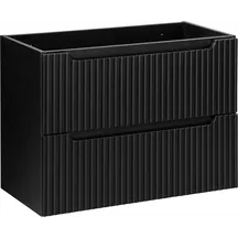 Szafka łazienkowa wisząca pod umywalkę 80 cm D2 82-80-2S NOVA BLACK Podstawowe