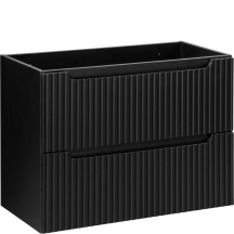 Szafka łazienkowa wisząca pod umywalkę 80 cm D2 82-80-2S NOVA BLACK Podstawowe