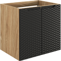 Szafka łazienkowa wisząca pod umywalkę 60 cm 82-60-2D OCEAN BLACK Podstawowe