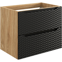 Szafka łazienkowa wisząca pod umywalkę 70 cm 82-70-2S OCEAN BLACK Podstawowe