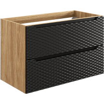 Szafka łazienkowa wisząca pod umywalkę 90 cm 82-90-2S OCEAN BLACK Podstawowe