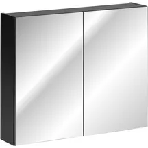 Szafka łazienkowa wisząca z lustrem 84-80-A-2D SANTA FE BLACK Podstawowe