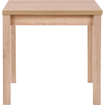 Stół rozkładany 80-160x80x76 GRACJAN Dąb Sonoma Podstawowe