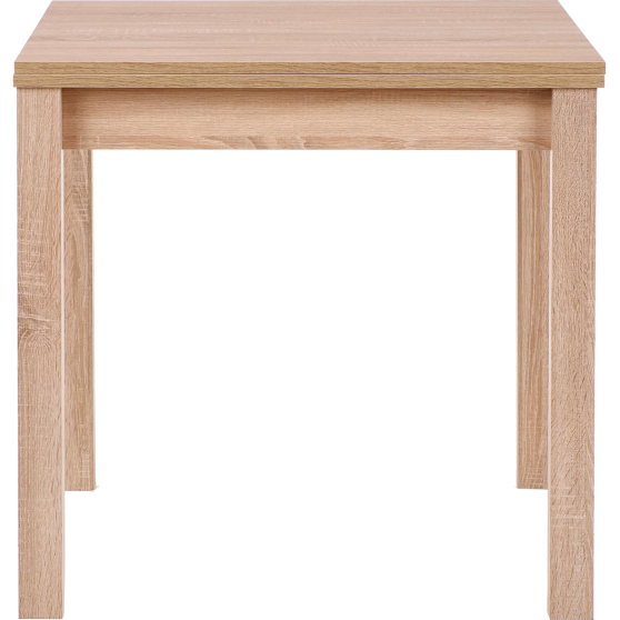 Stół rozkładany 80-160x80x76 GRACJAN Dąb Sonoma Podstawowe