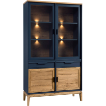 Witryna z oświetleniem GRA.030.05 GRANADA ANTRACYT Podstawowe