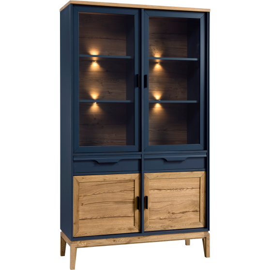 Witryna z oświetleniem GRA.030.05 GRANADA ANTRACYT Podstawowe