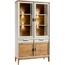 Witryna z oświetleniem GRA.030.09 GRANADA SZAROŚĆ PUSTYNI Podstawowe