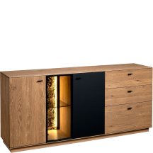 Komoda duża z oświetleniem COR.010.10 Mokka CORENA MOKKA Podstawowe