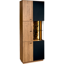 Witryna z oświetleniem COR.030.10 Mokka CORENA MOKKA Podstawowe