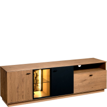 Szafka RTV z oświetleniem COR.050.10 Mokka CORENA MOKKA Podstawowe