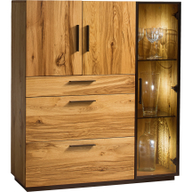 Kredens z oświetleniem MOR.040.03 MORENO Podstawowe