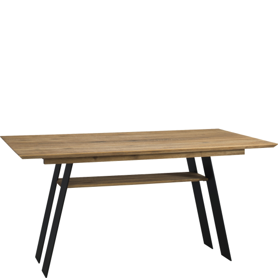 Stół LOF.072.DX blat w całości LOFT DĄB OKSYDOWANY Podstawowe