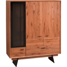 Kredens z oświetleniem LOF.045.03 LOFT NATURALNY Podstawowe