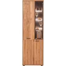 Witryna z oświetleniem SAN.030.BC SANGERO NATURALNY Podstawowe