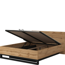 Łóżko 160 x 200 ze stelażem i pojemnikiem 24N0NG51 TYP-51 HALLE SYPIALNIA Podstawowe