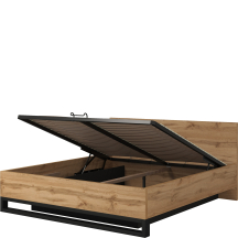 Łóżko 180 x 200 ze stelażem i pojemnikiem 24N0NG52 TYP-52 HALLE SYPIALNIA Podstawowe