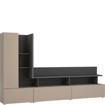 Zestaw mebli do salonu Meblościanka 24CJNI09 TYP-09 SERIO Podstawowe