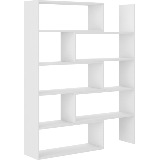 Regał 1 Biały KAROL Podstawowe