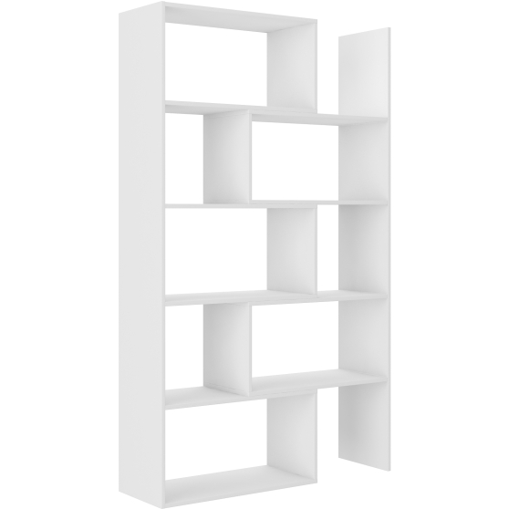 Regał 2 Biały KAROL Podstawowe