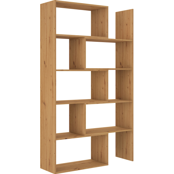 Regał 2 Dąb Artisan KAROL Podstawowe