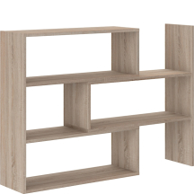 Regał 3 Dąb Sonoma KAROL Podstawowe