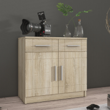 Komoda 2F2S Dąb Sonoma PARIS Podstawowe