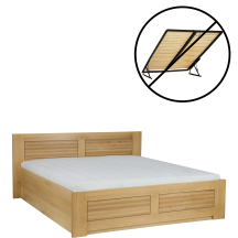 Łóżko drewniane dębowe bez stelaża 180 x 200 LK212 BOX Podstawowe
