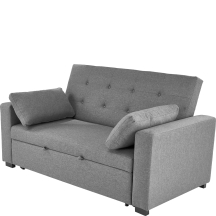 Rozkładana sofa PAULINIO popielaty Podstawowe