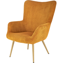 Fotel wypoczynkowy AMARO Musztardowy Podstawowe