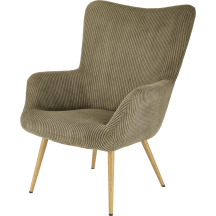 Fotel wypoczynkowy AMARO Oliwkowy Podstawowe