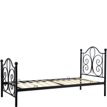 Łóżko czarne INTALA 90 Podstawowe