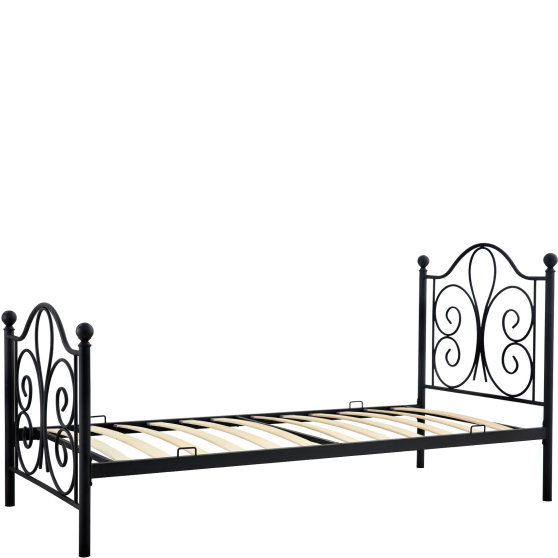 Łóżko czarne INTALA 90 Podstawowe