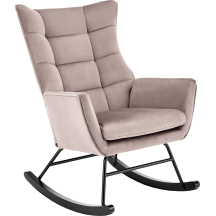 Fotel bujany BAZALTO Beż Podstawowe