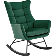 Fotel bujany BAZALTO Ciemny Zielony Podstawowe