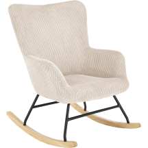 Fotel bujany BELMIRO Krem Podstawowe