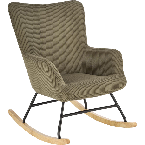 Fotel bujany BELMIRO Oliwkowy Podstawowe