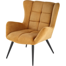 Fotel wypoczynkowy BYRON Musztardowy Podstawowe