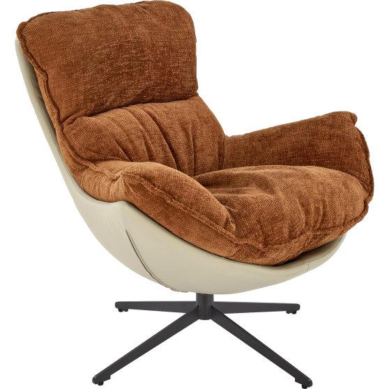 Fotel wypoczynkowy LOBSTER Cynamonowy Podstawowe