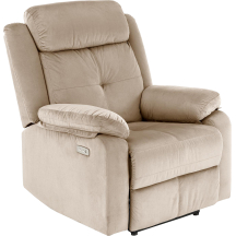 Fotel wypoczynkowy rozkładany LORIS Beż Podstawowe