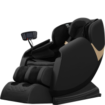 Fotel wypoczynkowy z funkcją masażu i podgrzewania SOLARIA Czarny Podstawowe