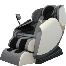 Fotel wypoczynkowy z funkcją masażu i podgrzewania SOLARIA Krem / Popiel Podstawowe