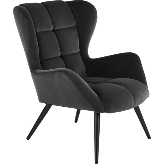 Fotel wypoczynkowy TYRION Czarny Podstawowe